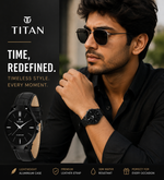 Titan Men's Analog Leather Watch