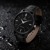 Titan Men's Analog Leather Watch