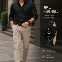 Titan Men's Analog Leather Watch