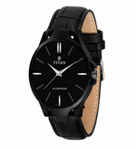 Titan Men's Analog Leather Watch